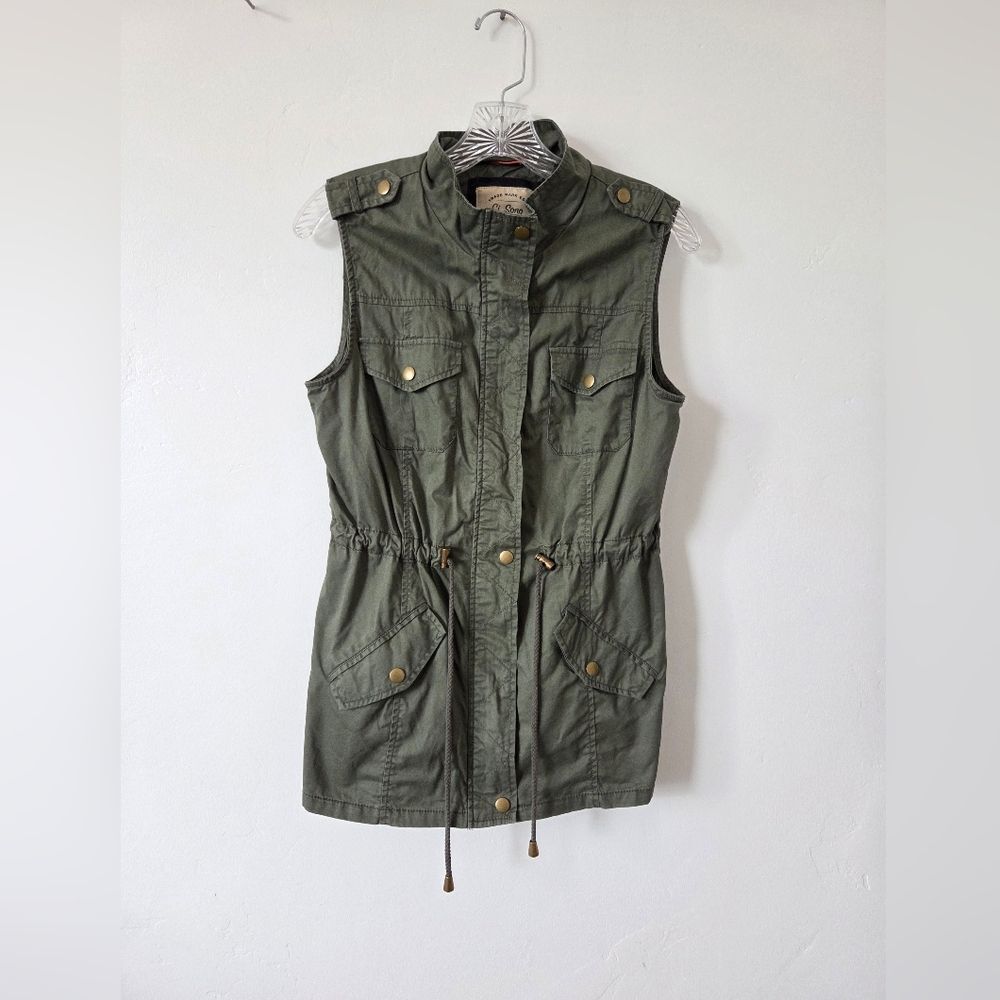 Ci Sono Women's Utility Vest Jacket Green Gorpcore Fishing Outdoor Camping M